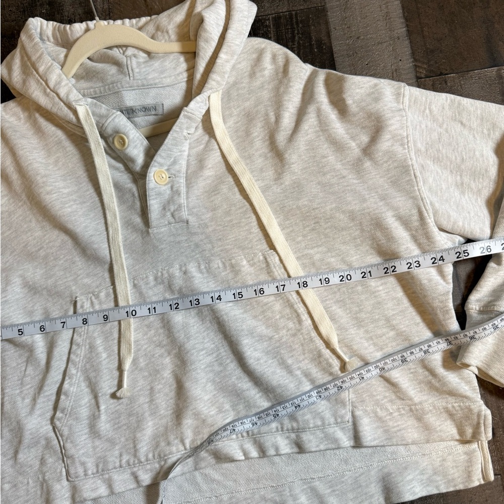 Outerknown Organic Cotton Hoodie‎ Pullover Coastal Grandma Minimalist Sweatshirt View 3